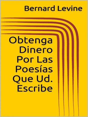 cover image of Obtenga Dinero Por Las Poesías Que Ud. Escribe